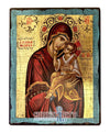 Virgin Mary Glykofilousa - Sweet Kissing-Christianity Art