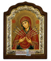 Virgin Mary with 7 Swords-Christianity Art