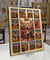 Dodekaorton - 12 Great Feasts (Engraved icon - old looking icon - S Series)-Christianity Art