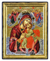 Virgin Mary Glykofilousa - Sweet Kissing-Christianity Art