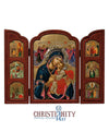 Virgin Mary Glykofilousa - Sweet Kissing-Christianity Art