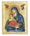 Virgin Mary Vrefokratousa - Child Holding-Christianity Art