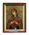 Virgin Mary with 7 Swords-Christianity Art